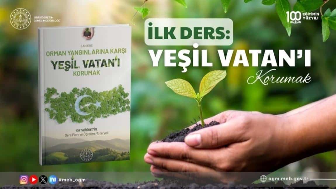 İlk Dersimiz: Yeşil Vatanımız